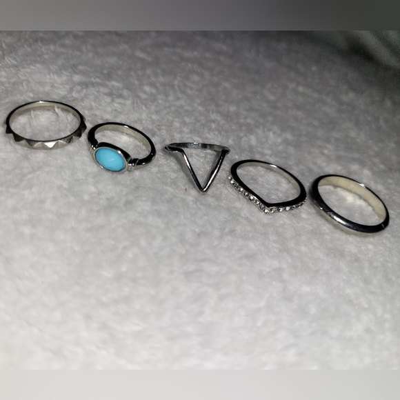 5 piece stackable ring set - Picture 2 of 4